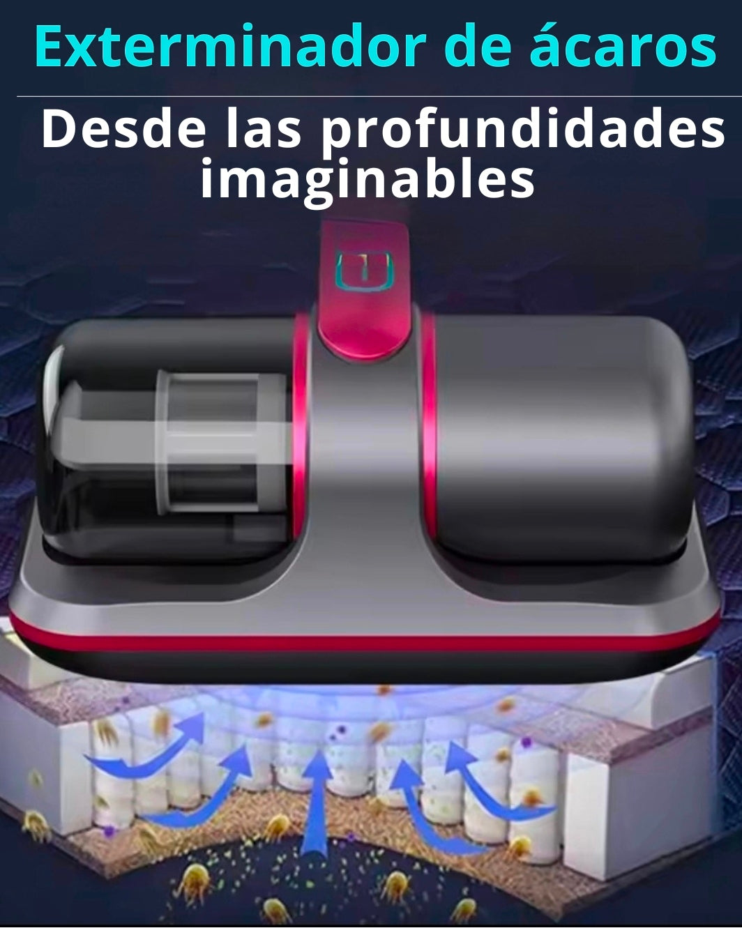 ASPIRADORA ANTIÁCAROS .UV